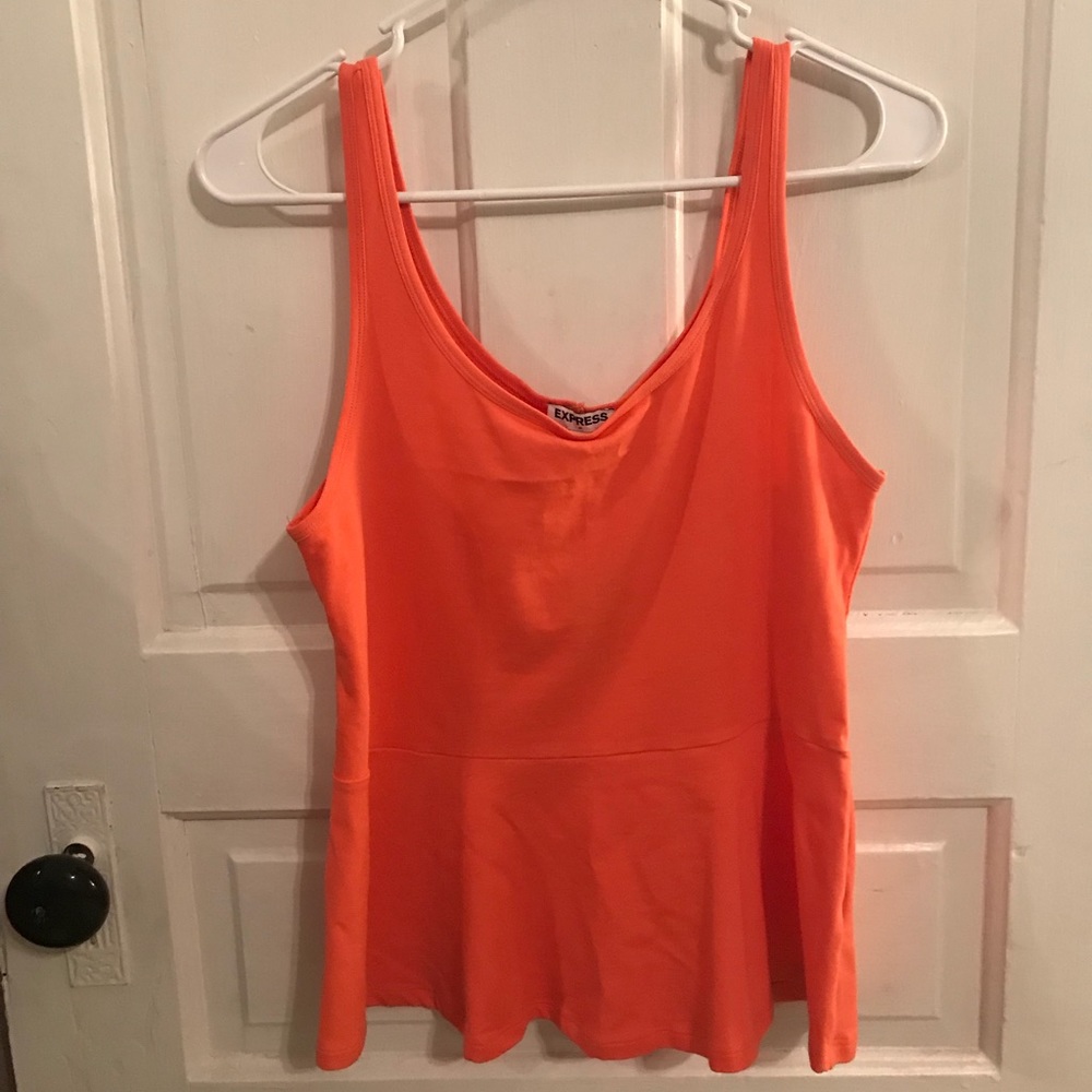 Orange tank top